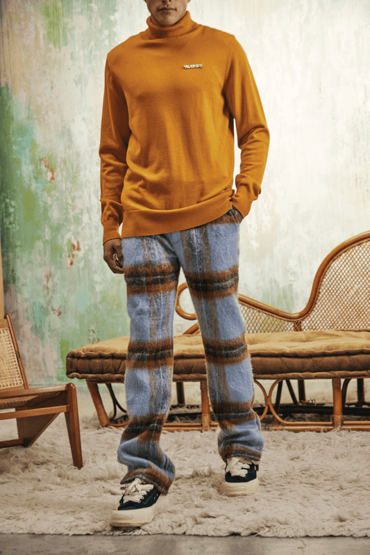 "PRESTANZA" TURTLE NECK TEE FRESH ORANGE - Valabasas