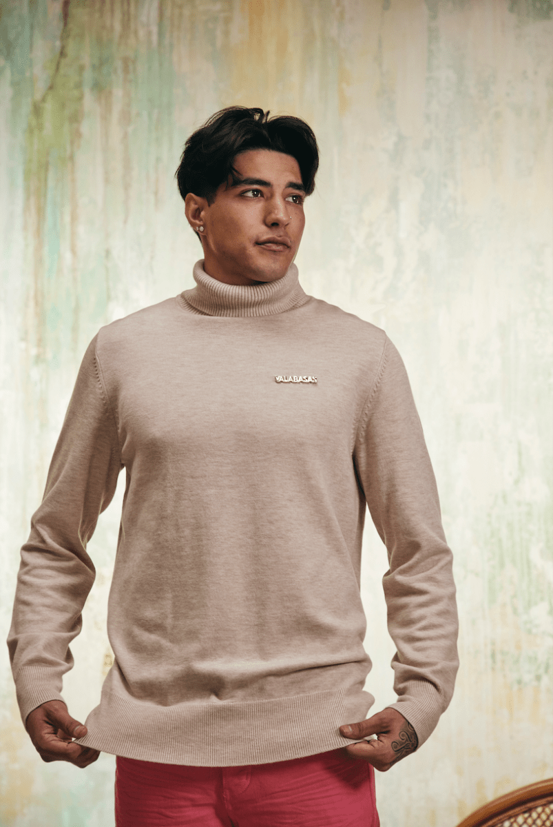 "PRESTANZA"TURTLE NECK APRICOT - Valabasas