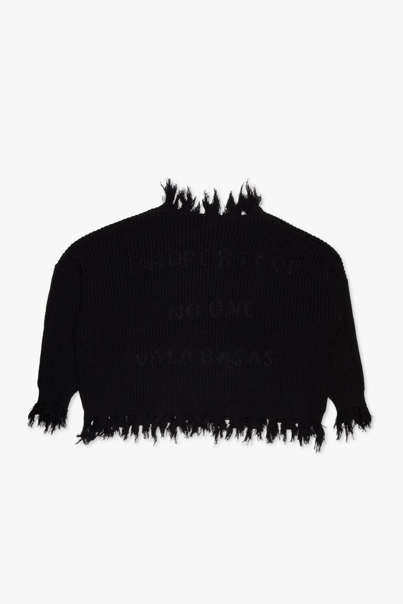"PROPERTY" SWEATER BLACK - Valabasas