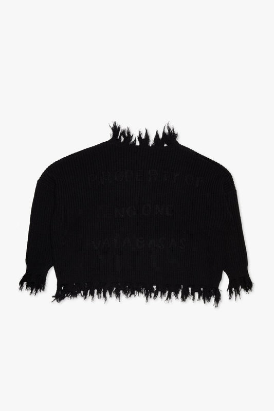 "PROPERTY" SWEATER BLACK - Valabasas