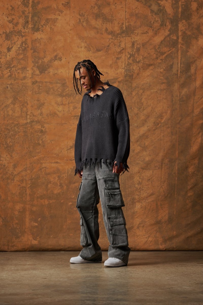 "PROPERTY" SWEATER GREY - Valabasas