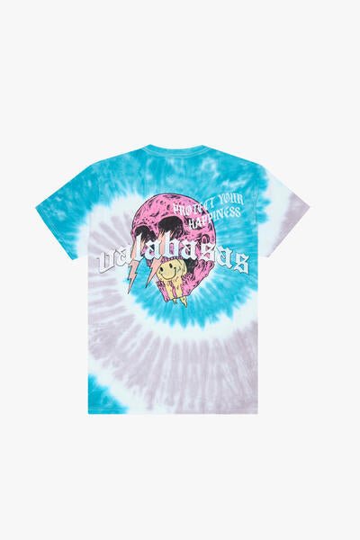 "PROTECTED" TEE WHITE GREY BLUE - Valabasas