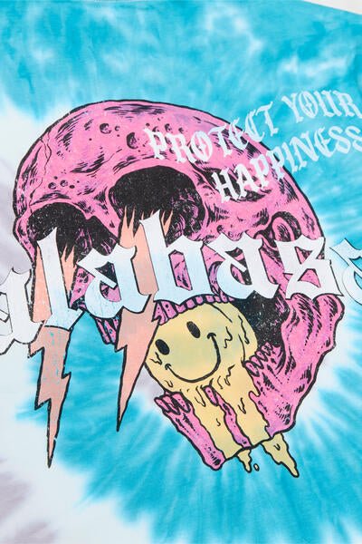 "PROTECTED" TEE WHITE GREY BLUE - Valabasas