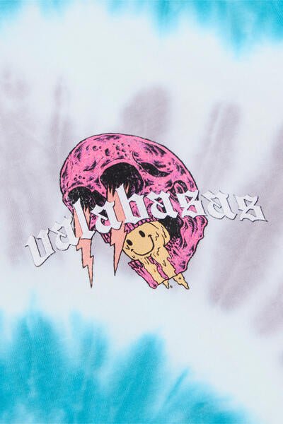 "PROTECTED" TEE WHITE GREY BLUE - Valabasas