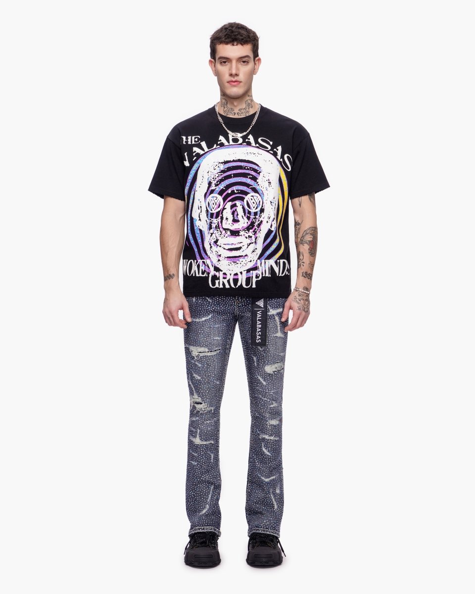 Provide Stacked Dark Blue Wash - Valabasas