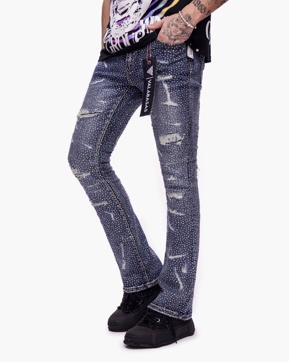 Provide Stacked Dark Blue Wash – Valabasas