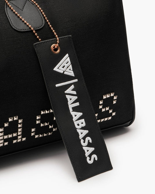 Punked Black Travel Duffle Bag - Valabasas