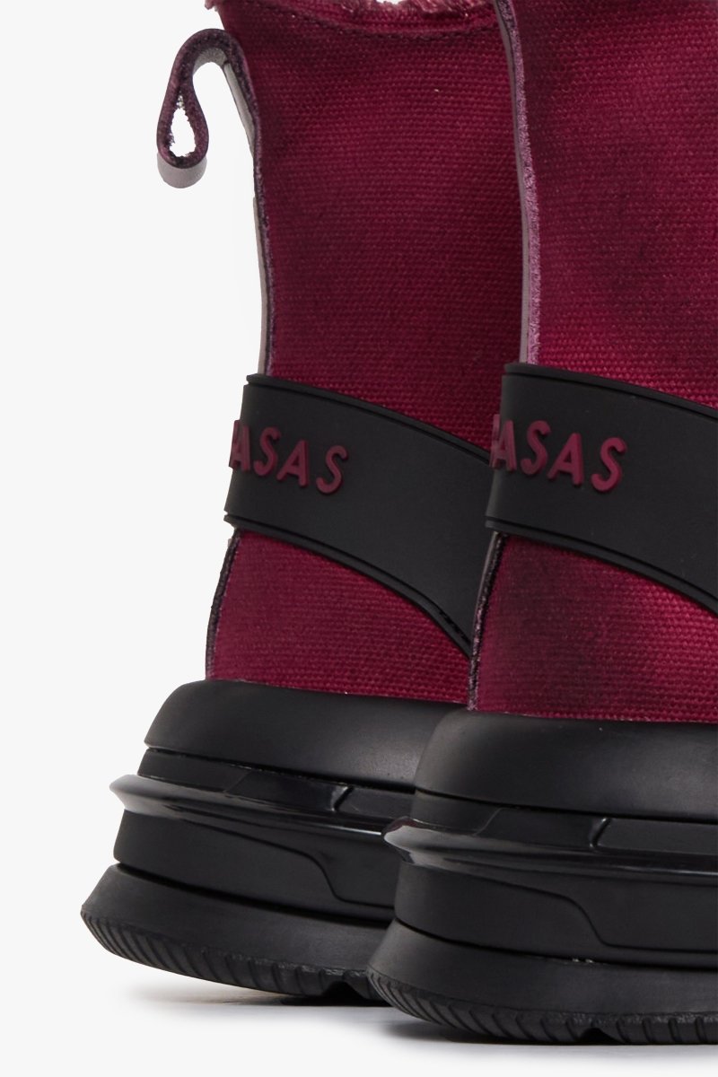 "PURPOSE" BURGUNDY HIGH TOPS - Valabasas