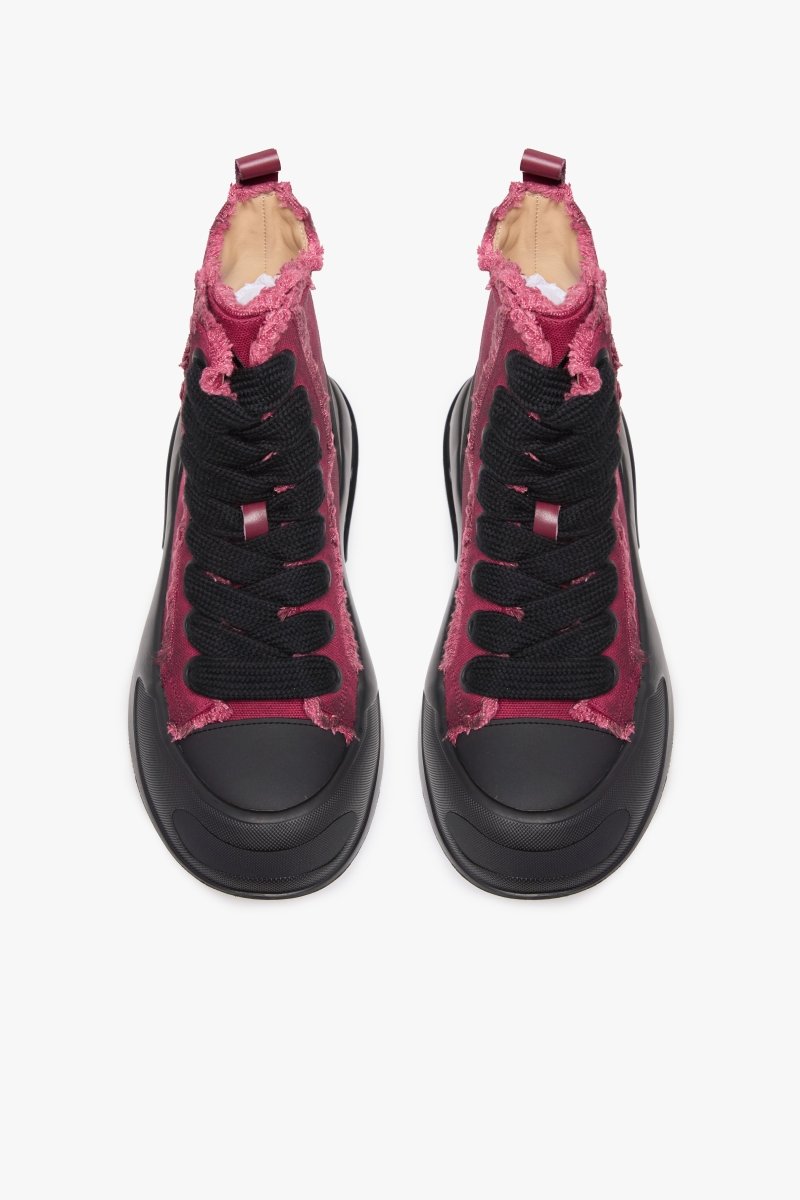 "PURPOSE" BURGUNDY HIGH TOPS - Valabasas