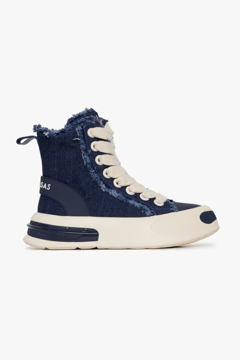 "PURPOSE" DENIM BLUE HIGH TOPS DENIM BLUE - Valabasas