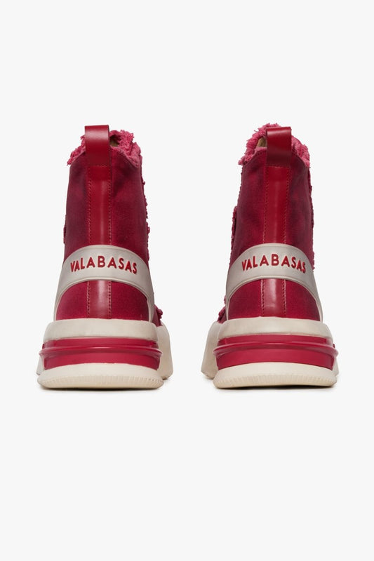 "PURPOSE" RED HIGH TOPS RED - Valabasas
