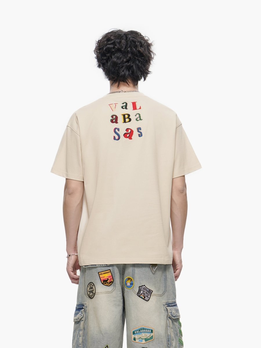 Pursuit Beige Tee - Valabasas