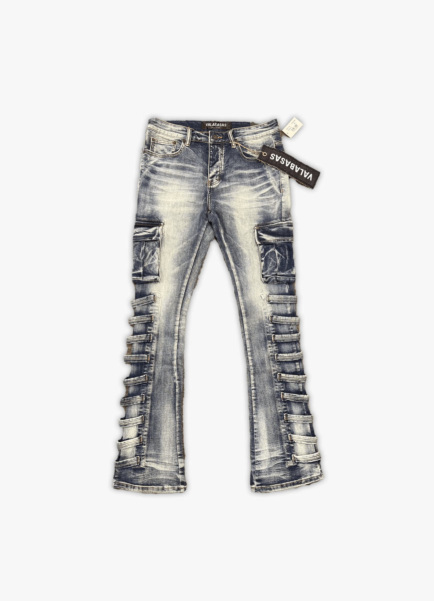 Quantico Light Blue Wash Stacked - Valabasas