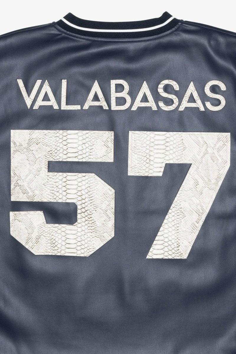 Raid Navy Cropped Jersey