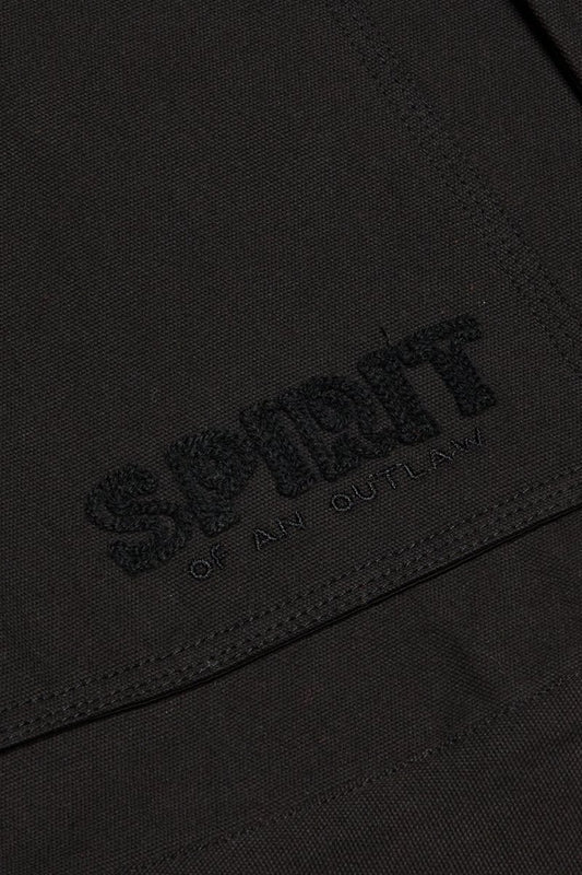 "RANCHER" JACKET BLACK WASH - Valabasas