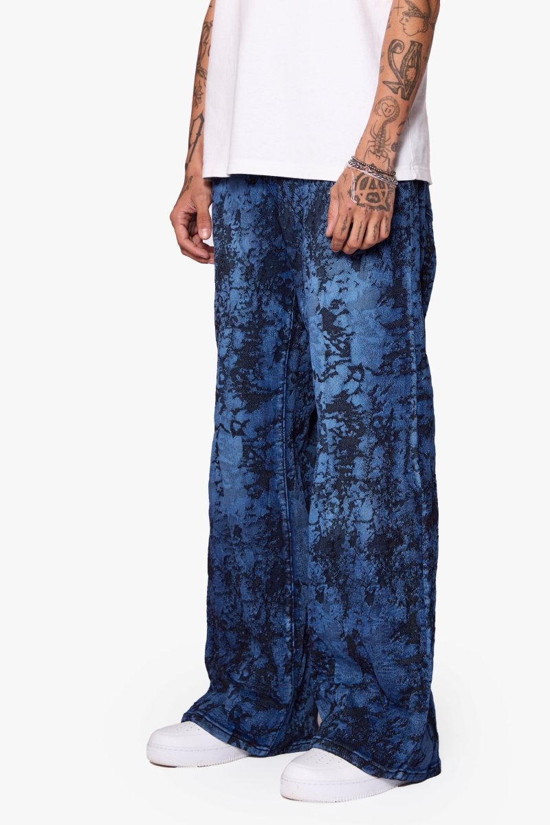 "RANGER" BAGGY DENIM JEAN VINTAGE BLUE DYEING - Valabasas