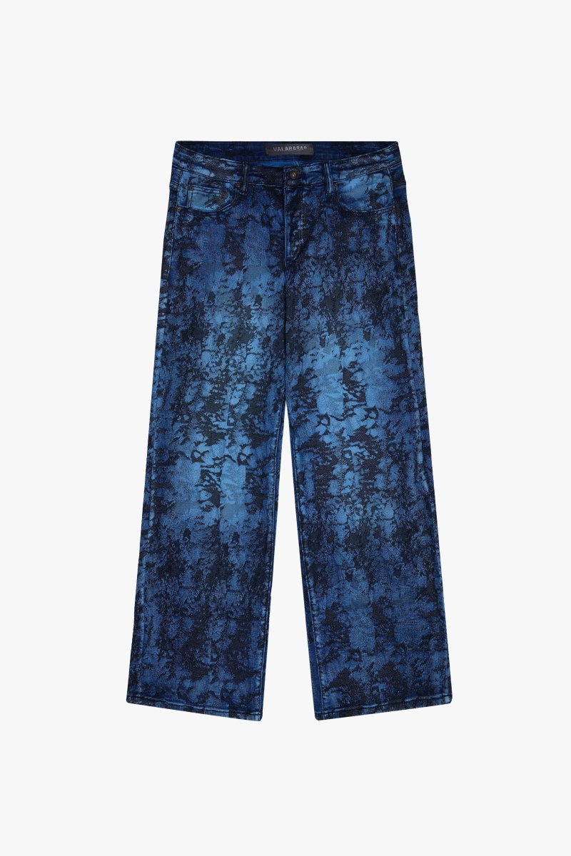 "RANGER" BAGGY DENIM JEAN VINTAGE BLUE DYEING - Valabasas