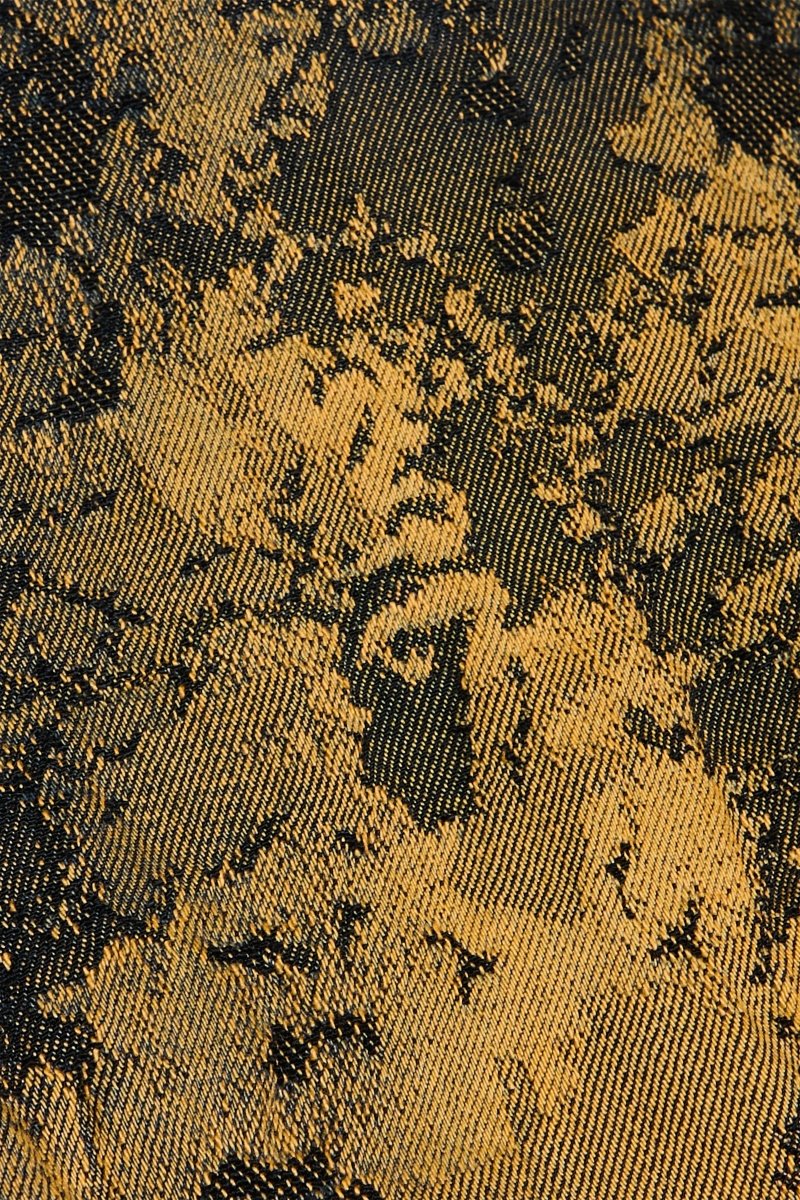 "RANGER" BAGGY DENIM JEAN VINTAGE YELLOW DYEING - Valabasas