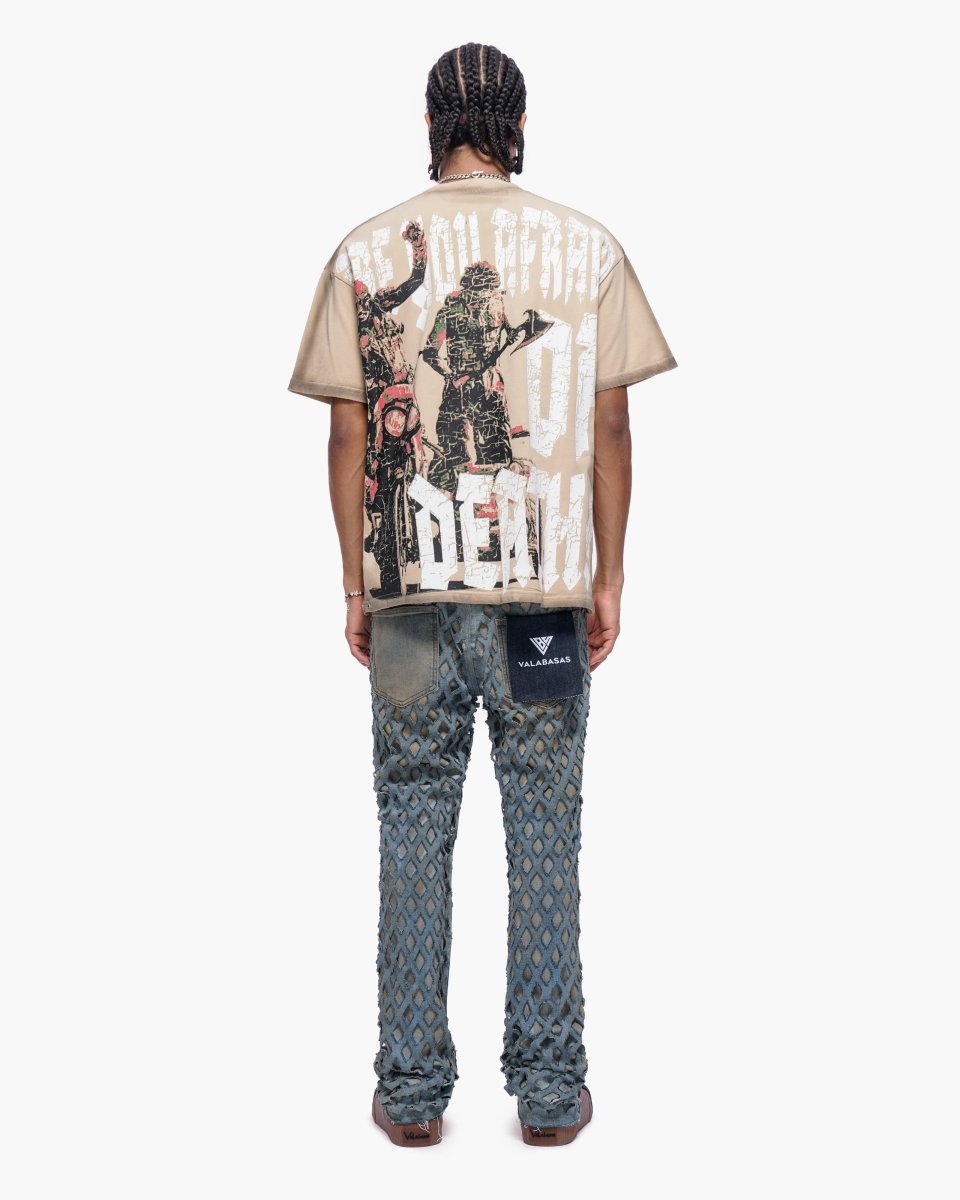 Ransom Dirty Vintage Stacked Jeans - Valabasas
