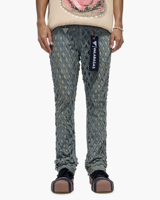 Ransom Dirty Vintage Stacked Jeans - Valabasas