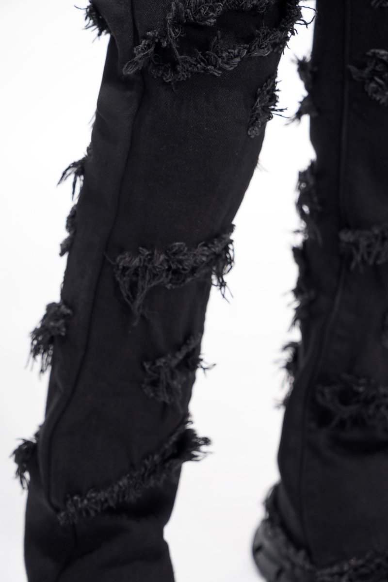 Ravel Kids Black Stacked Jean - Valabasas