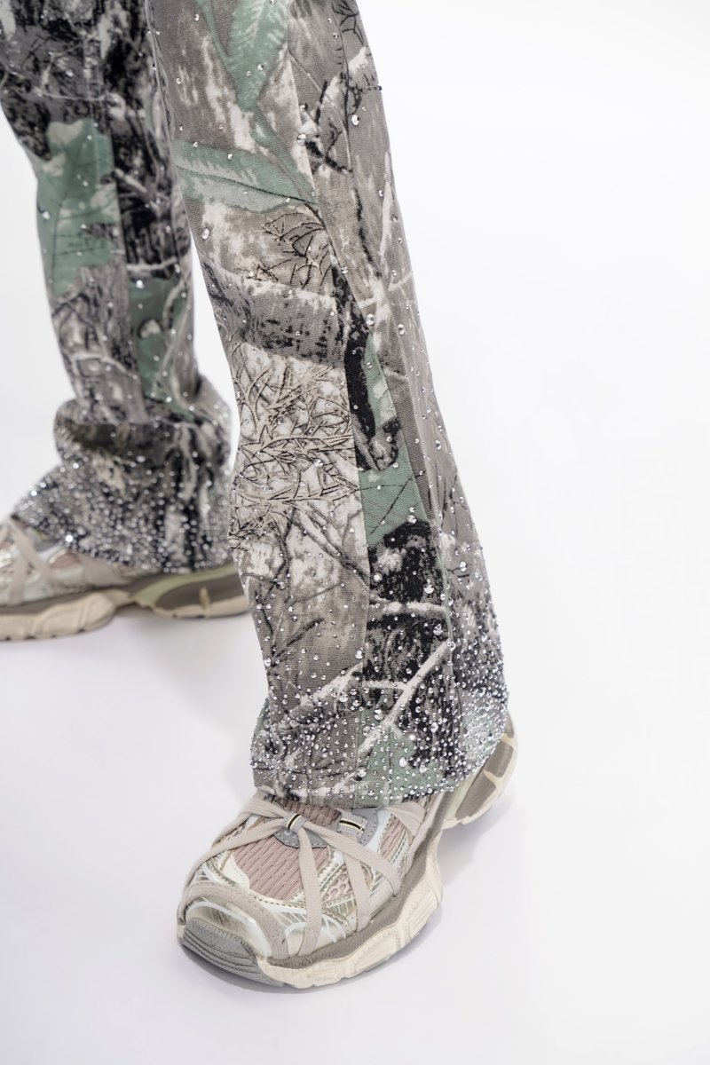 Recon Kids Grey Forest Stacked Jeans - Valabasas