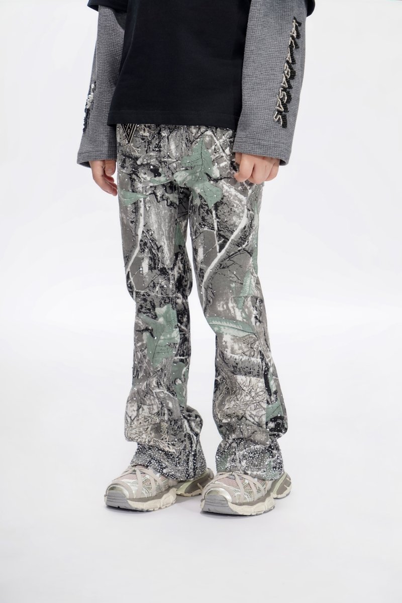 Recon Kids Grey Forest Stacked Jeans - Valabasas