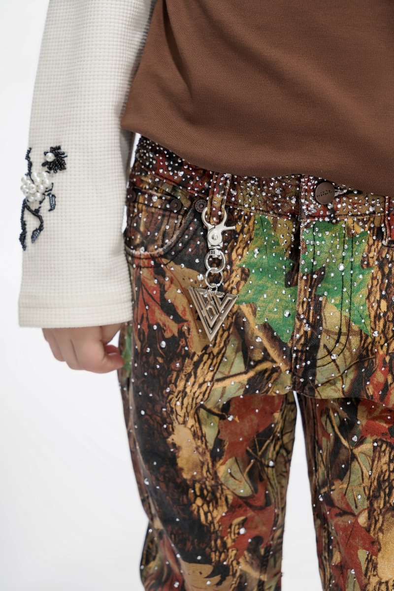 Recon Kids Leaf Camo Stacked Jeans - Valabasas