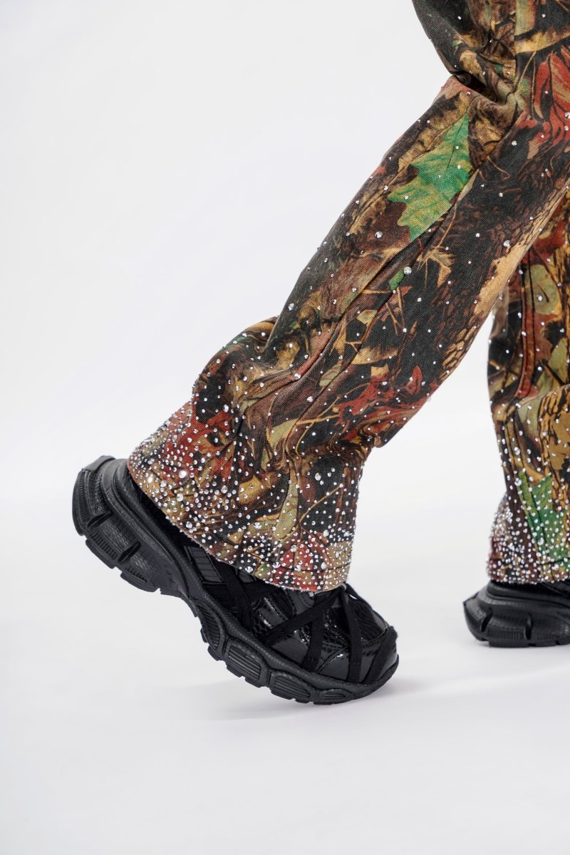 Recon Kids Leaf Camo Stacked Jeans