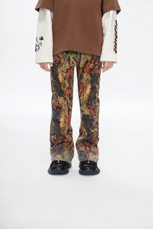 Recon Kids Leaf Camo Stacked Jeans - Valabasas