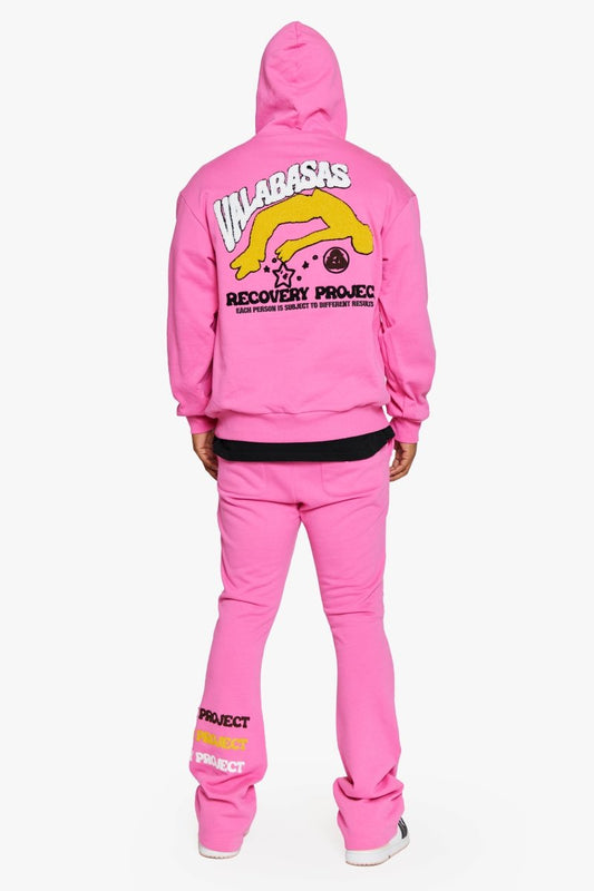 "RECOVERY PROJECT" FLEECE SET CARMINE ROSE - Valabasas