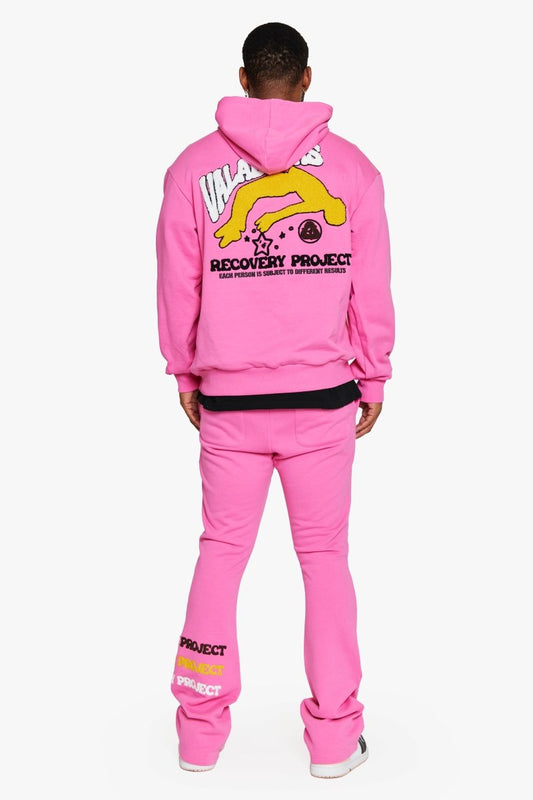 "RECOVERY PROJECT" FLEECE SET CARMINE ROSE - Valabasas