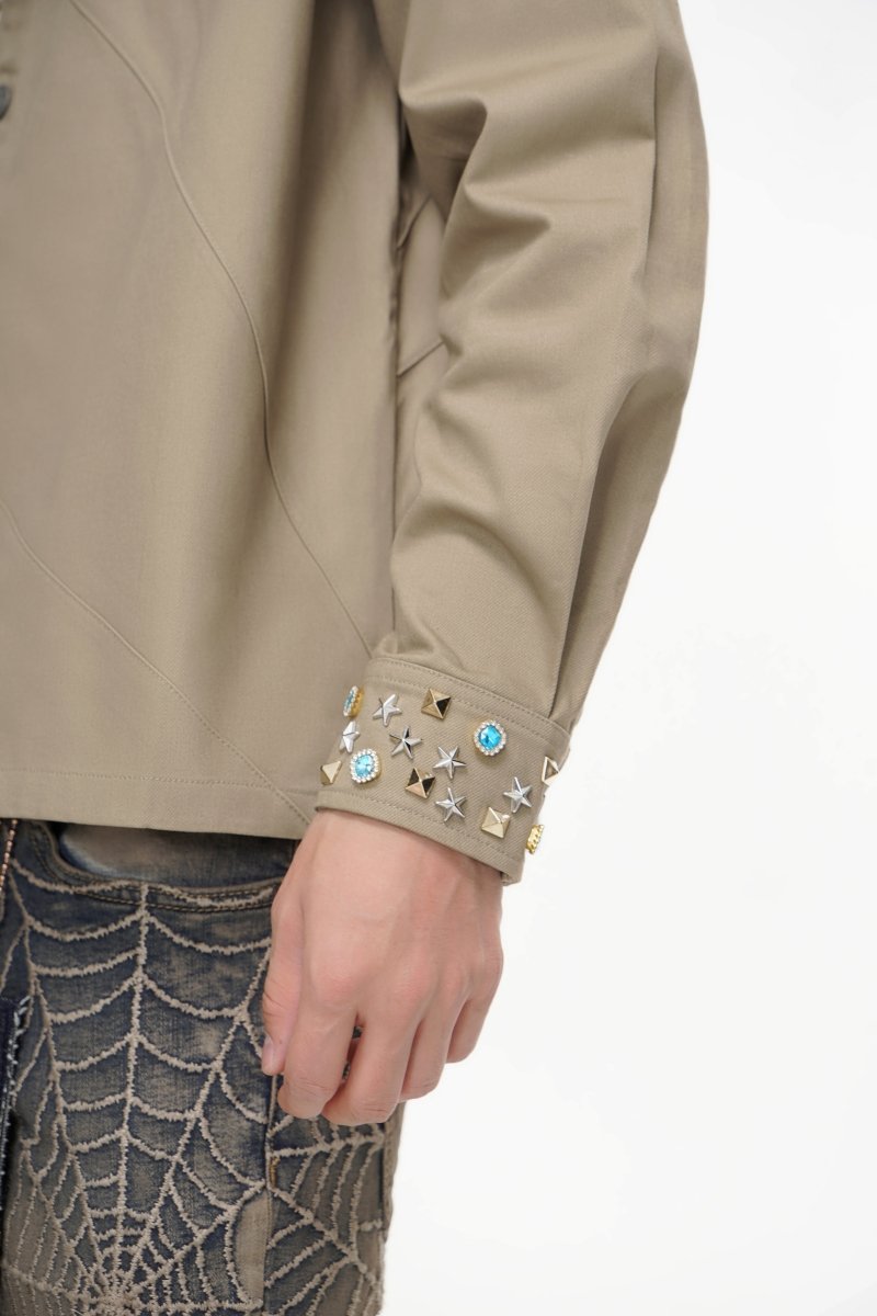 Regalia Khaki Button Down - Valabasas