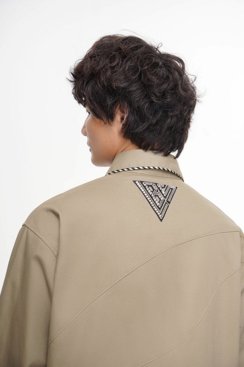 Regalia Khaki Button Down - Valabasas