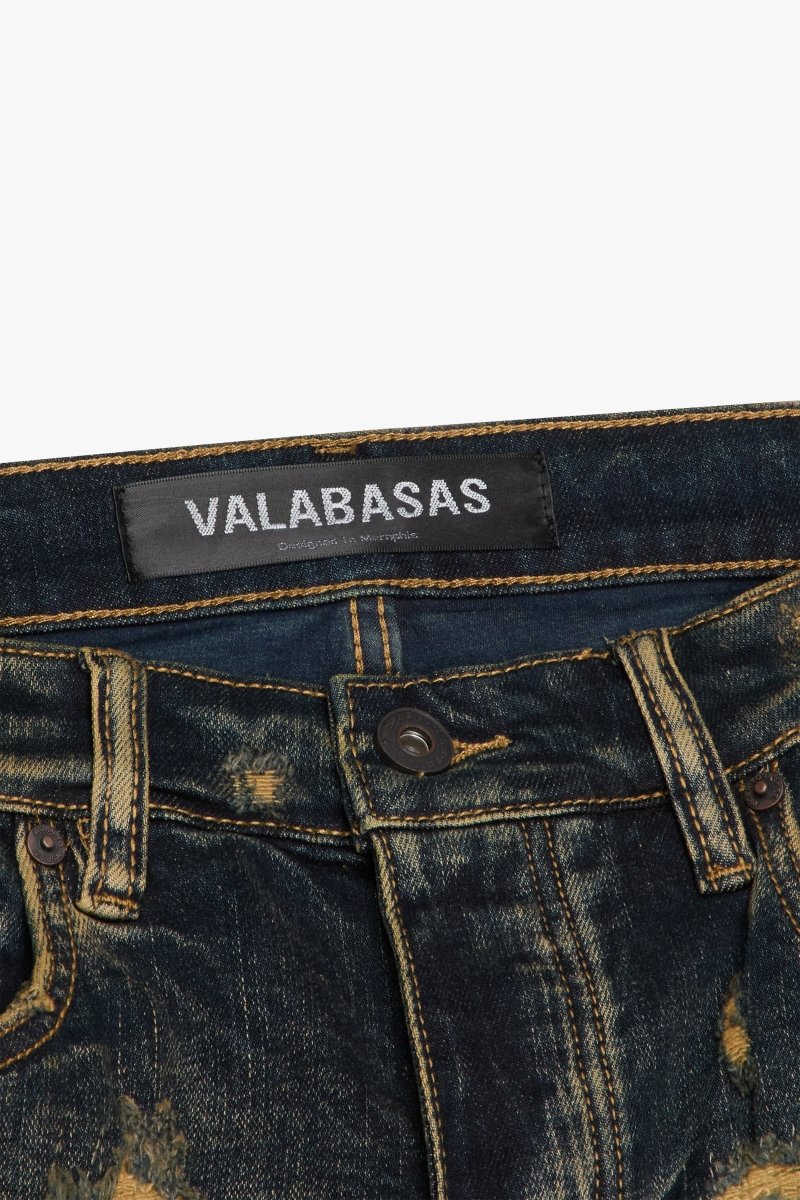 "REGIONS" STACKED FLARE DIRTY VINTAGE WASH - Valabasas