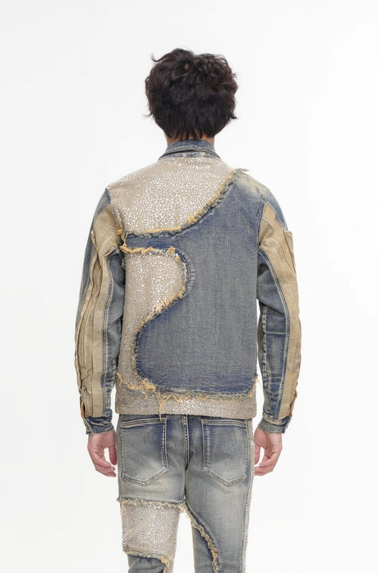 Renegade Mens Jacket Blue Wash - Valabasas