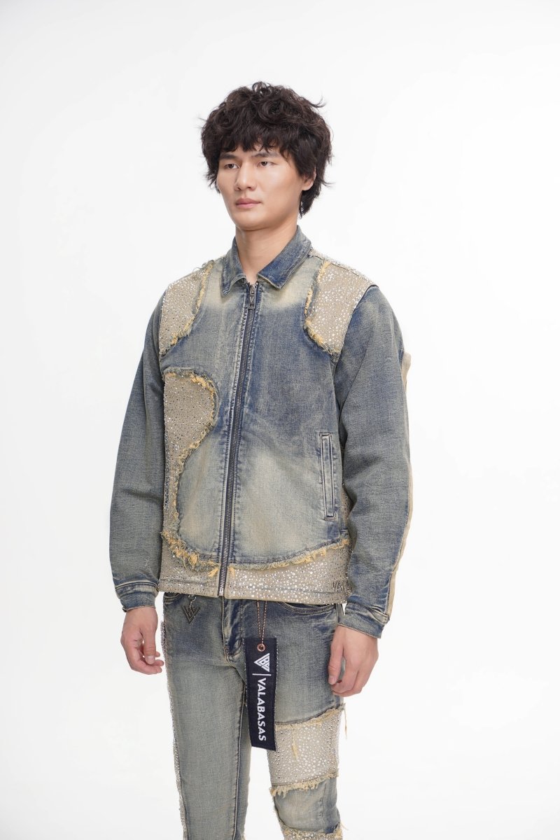 Renegade Mens Jacket Blue Wash - Valabasas