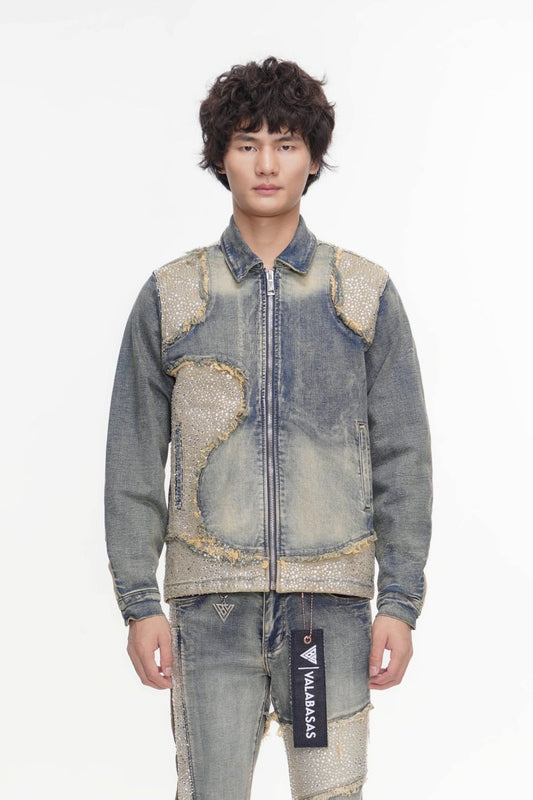 Renegade Mens Jacket Blue Wash - Valabasas