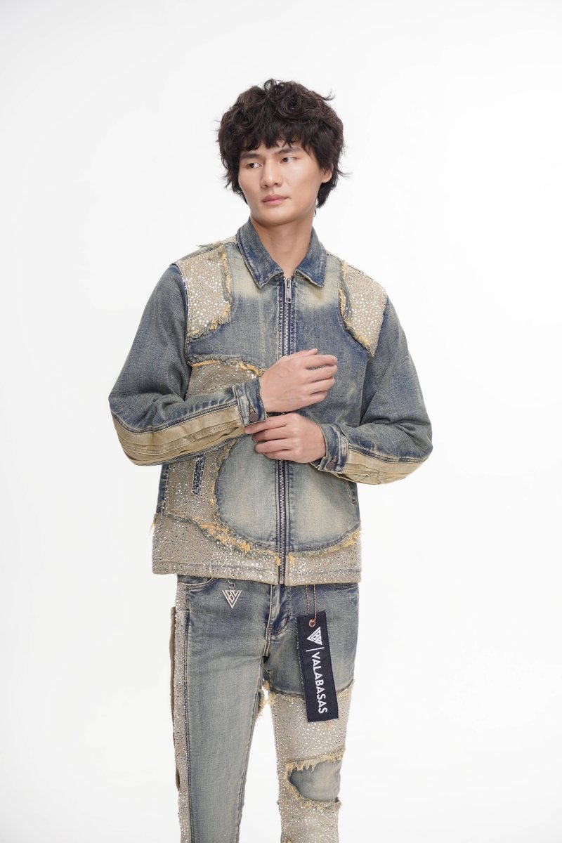 Renegade Mens Jacket Blue Wash - Valabasas