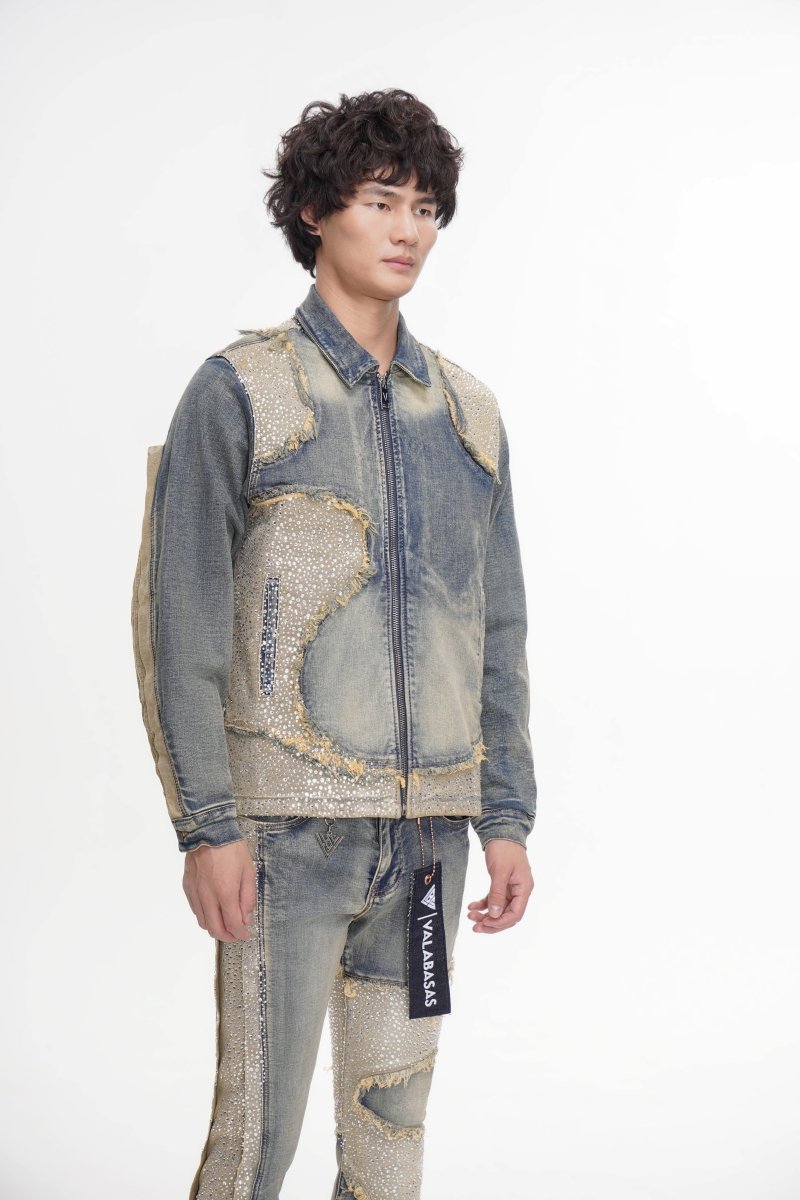 Renegade Mens Jacket Blue Wash - Valabasas