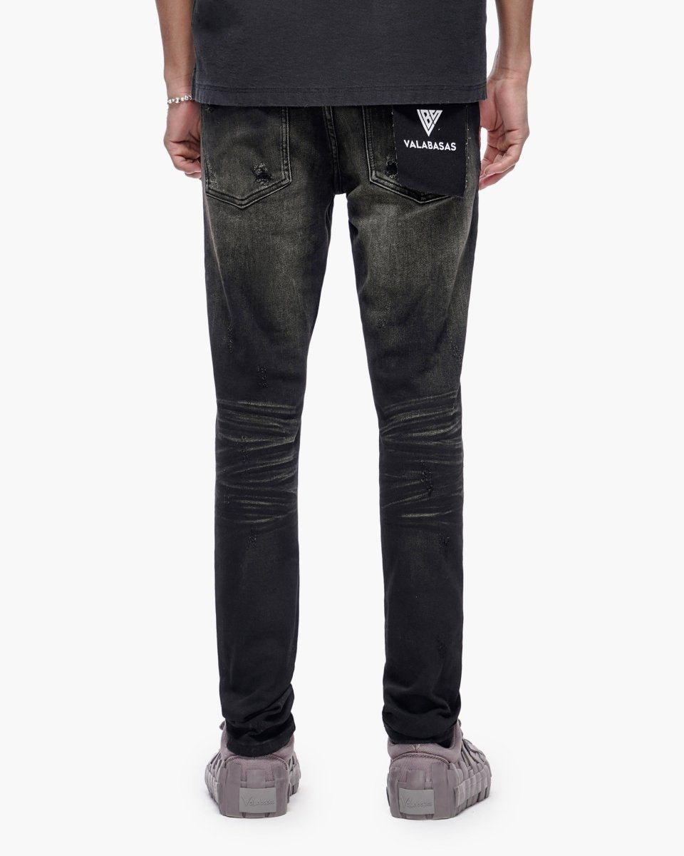 Repair Black Wash Skinny - Valabasas