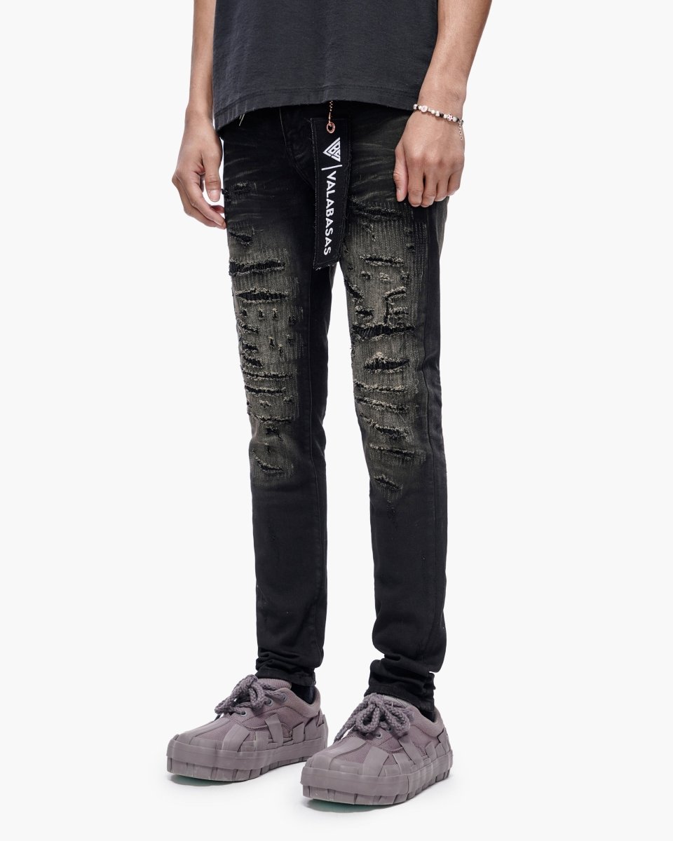 Repair Black Wash Skinny - Valabasas