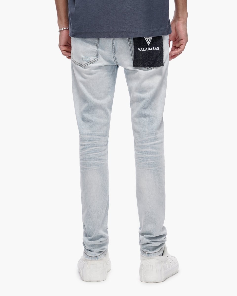 Repair Skinny Denim Light Blue Wash - Valabasas