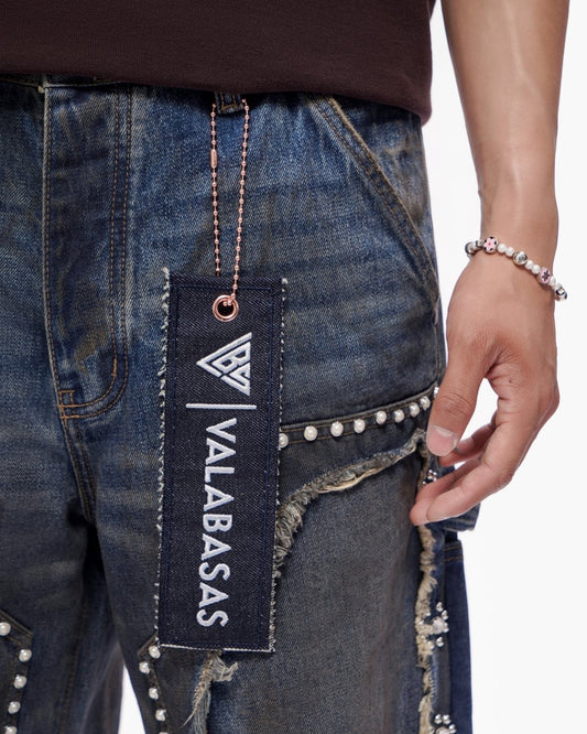 Resident Denim Shorts Dirty Blue - Valabasas