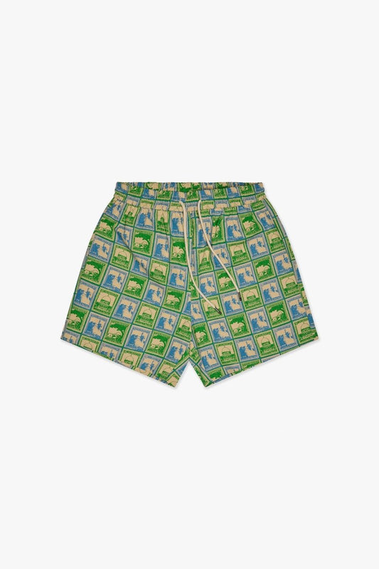 Resist Shorts Green - Valabasas