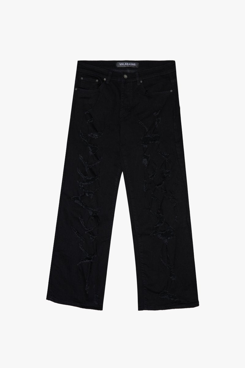 "RIFT" BAGGY DEMIN JEAN BLACK - Valabasas