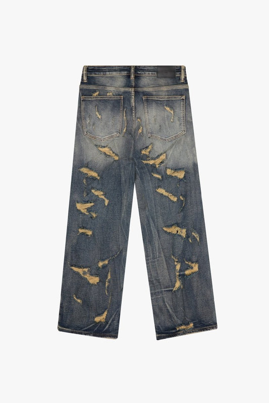 "RIFT" BAGGY DENIM JEAN VINTAGE WASH - Valabasas