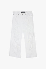Jean baggy blanc en denim « RIFT »