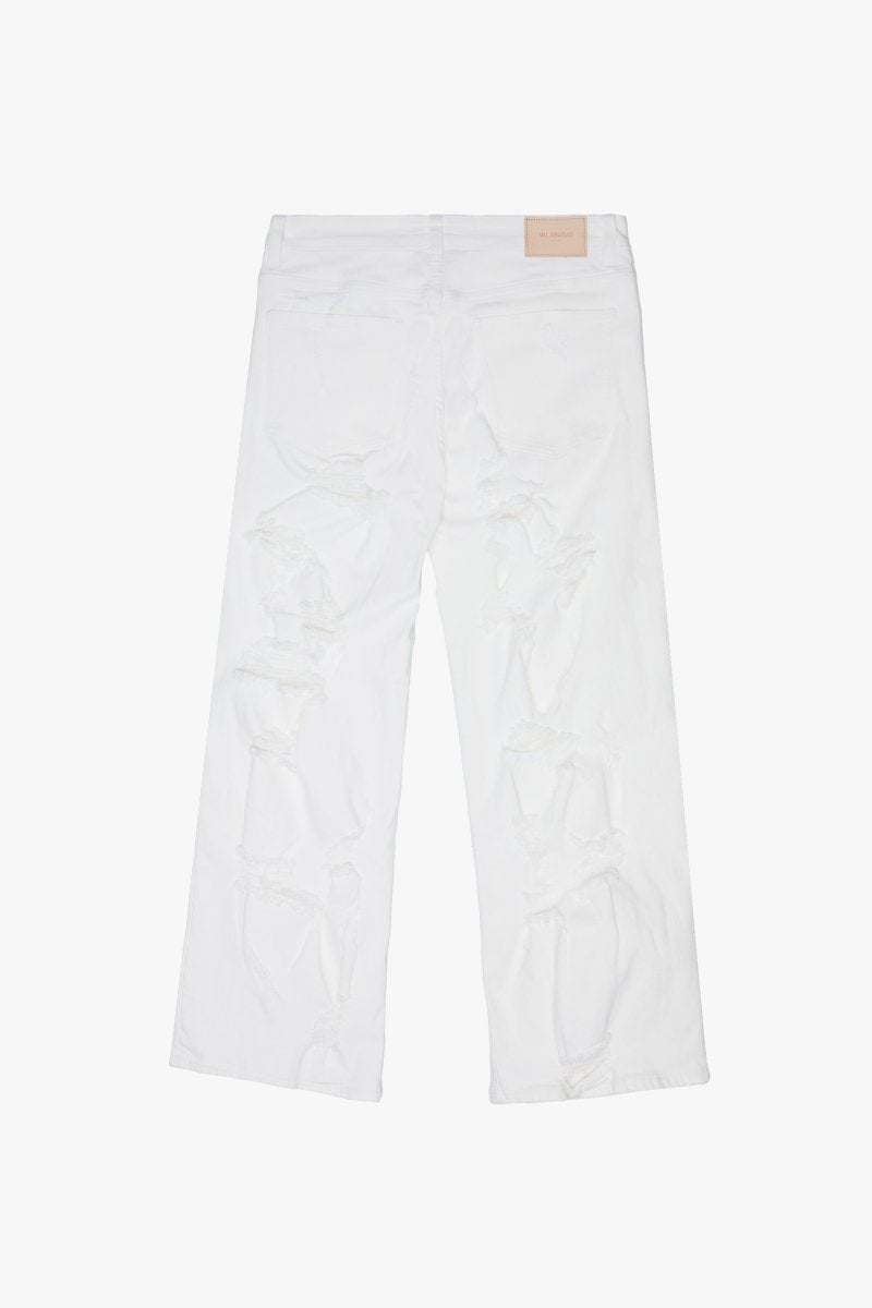 "RIFT" BAGGY DENIM JEAN WHITE - Valabasas