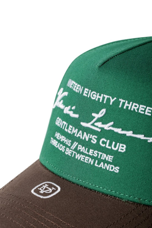 Rinato Trucker Hat – Brown / Green - Valabasas